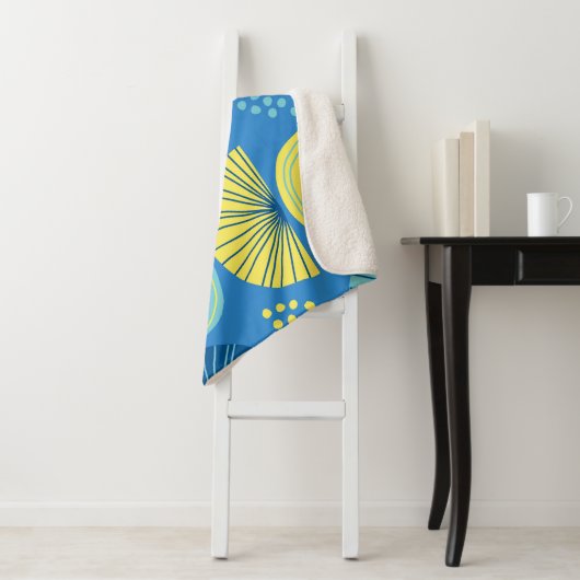 Geometrisch Noords: Abstracte achtergrond. Sherpa Deken (In situ)