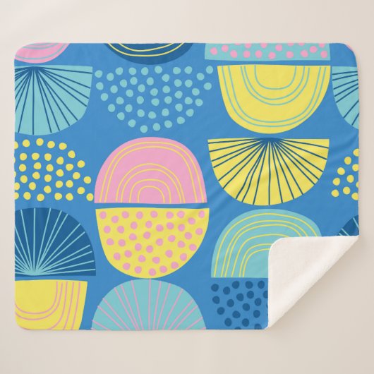 Geometrisch Noords: Abstracte achtergrond. Sherpa Deken (Voorkant (horizontaal))