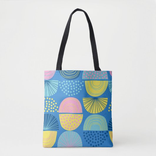 Geometrisch Noords: Abstracte achtergrond. Tote Bag (Voorkant)
