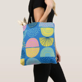 Geometrisch Noords: Abstracte achtergrond. Tote Bag (Dichtbij)