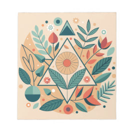 Geometrisch Oerwoud gebladerte Notitieblok