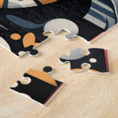 Geometrisch olifantenportret legpuzzel (Zijkant)