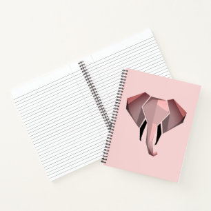 Geometrisch Olifantshoofd Notitieboek