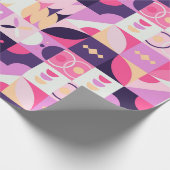 Geometrisch omlooppapier voor retroflectoren cadeaupapier (Hoek)