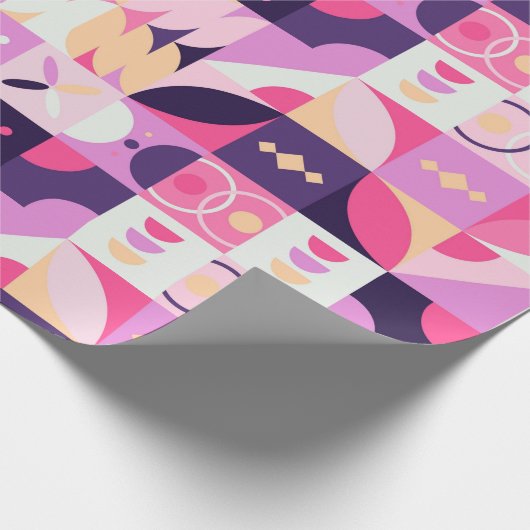 Geometrisch omlooppapier voor retroflectoren cadeaupapier (Hoek)