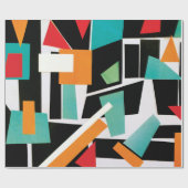 Geometrisch omslagpapier cadeaupapier (Vlak)