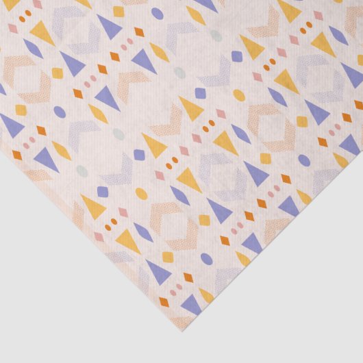 Geometrisch omslagpapier tissuepapier (Detail)