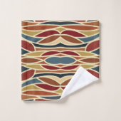 Geometrisch ondoorzichtig Glazen in lood stijlontw Bad Handdoek (Wasdoekje)