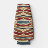 Geometrisch ondoorzichtig Glazen in lood stijlontw Flesjeskoeler (Voorkant)