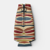 Geometrisch ondoorzichtig Glazen in lood stijlontw Flesjeskoeler (Achterkant)