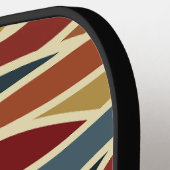 Geometrisch ondoorzichtig Glazen in lood stijlontw Pickleball Paddle (Links Detail)