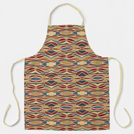 Geometrisch ondoorzichtig Glazen in lood stijlontw Schort (Voorkant)