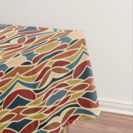 Geometrisch ondoorzichtig Glazen in lood stijlontw Tafelkleed