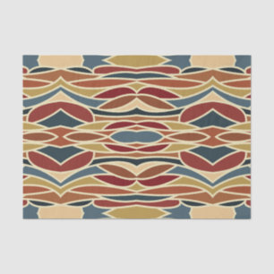 Geometrisch ondoorzichtig Glazen in lood stijlontw Tissuepapier