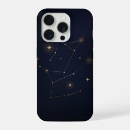 geometrisch ontwerp, art deco, gouden lijnen, golf iPhone 15 pro case