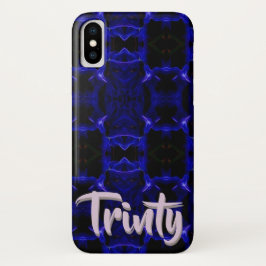 Geometrisch ontwerp, babyblauwe-celenkast Case-Mate iPhone case