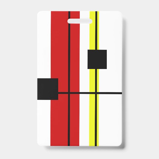 Geometrisch ontwerp badge (Voorzijde)