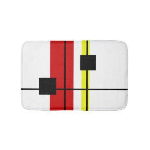 Geometrisch ontwerp badmat