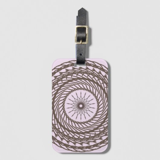 Geometrisch ontwerp bagagelabel (Voorkant (verticaal))