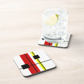 Geometrisch ontwerp bier onderzetter (Rechterzijde)