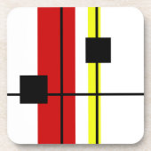 Geometrisch ontwerp bier onderzetter (Voorkant)