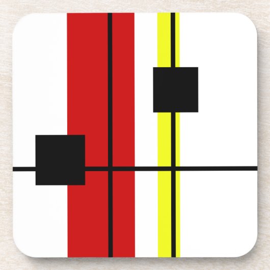 Geometrisch ontwerp bier onderzetter (Voorkant)