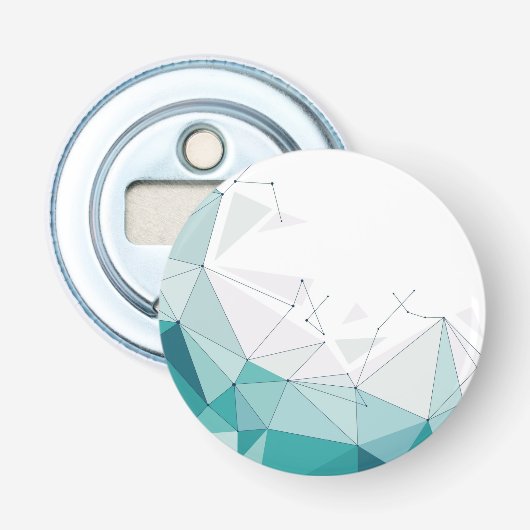 Geometrisch ontwerp button flesopener (Voorkant)