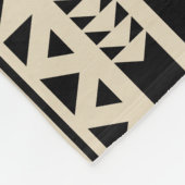 Geometrisch ontwerp Etnische tribale afdrukken Fleece Deken (Hoek)