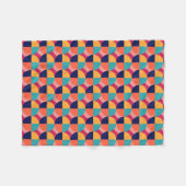 GEOMETRISCH ONTWERP. FLEECE DEKEN (Voorkant (Horizontaal))
