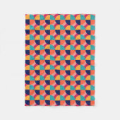 GEOMETRISCH ONTWERP. FLEECE DEKEN (Voorkant)