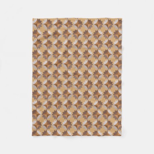 GEOMETRISCH ONTWERP. FLEECE DEKEN (Voorkant)