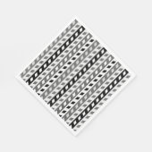 Geometrisch ontwerp, grijs, zwart, wit, servet (Hoek)