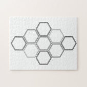 Geometrisch ontwerp, hexagon Patroon Puzzle Legpuzzel (Horizontaal)