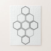 Geometrisch ontwerp, hexagon Patroon Puzzle Legpuzzel (Verticaal)