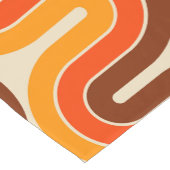 Geometrisch ontwerp in jaren '70 korte tafelloper (Hoek)