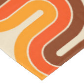 Geometrisch ontwerp in jaren '70 tafelkleed (Gekanteld)