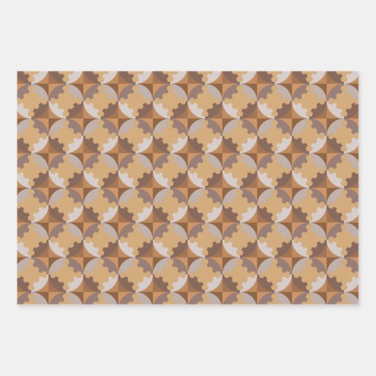 GEOMETRISCH ONTWERP. INPAKPAPIER VEL (Voorkant 3)