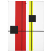 Geometrisch ontwerp klembord (Achterkant)