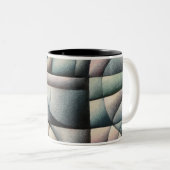 Geometrisch ontwerp koffie mok (Voorkant rechts)