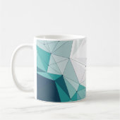 Geometrisch ontwerp koffiemok (Links)