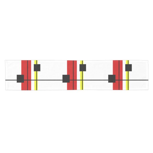 Geometrisch ontwerp korte tafelloper (Horizontaal)
