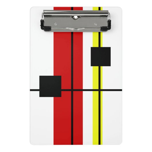Geometrisch ontwerp mini klembord (Voorkant)
