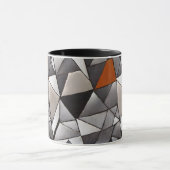 Geometrisch ontwerp mok (Midden)