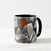 Geometrisch ontwerp mok (Voorkant rechts)