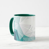 Geometrisch ontwerp mok (Voorkant links)