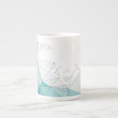 Geometrisch ontwerp porselein kop (Voorkant)