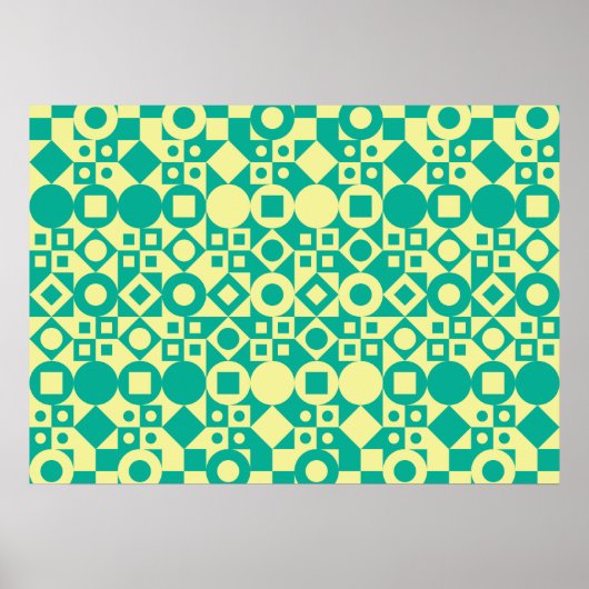 Geometrisch ontwerp poster (Voorkant)