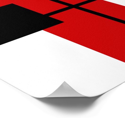 Geometrisch ontwerp poster (Hoek)