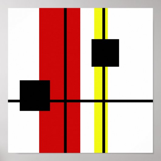 Geometrisch ontwerp poster (Voorkant)