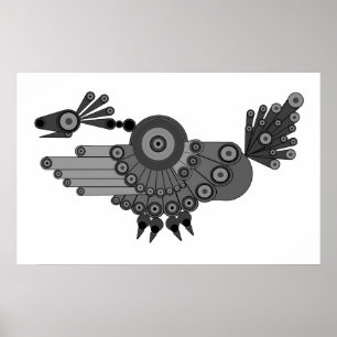 Geometrisch ontwerp poster